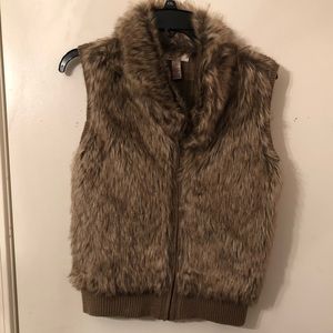 Arizona Jean Co. Brown fur vest